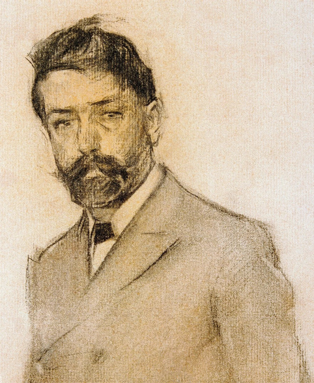 Ramon Casas - Ritratto del pittore Lluis Graner